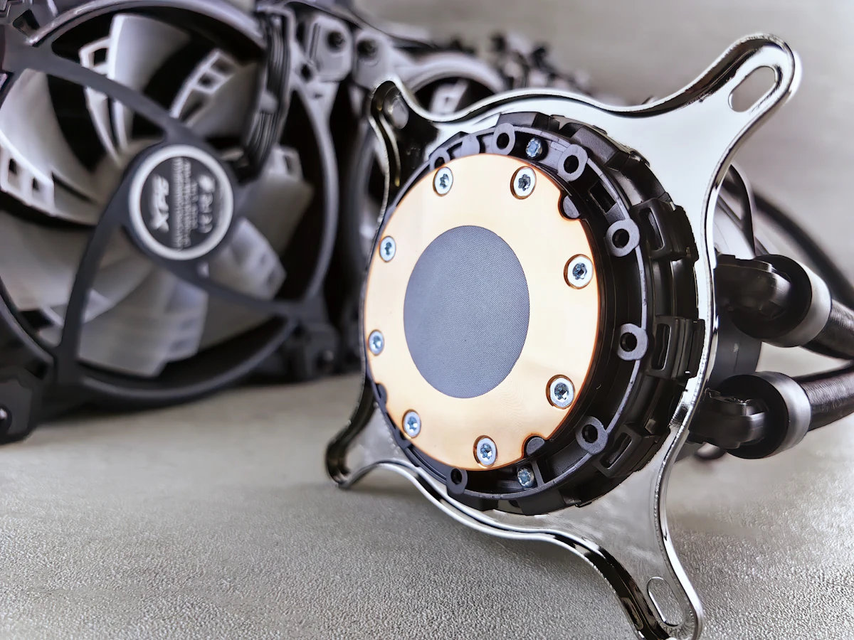 Pump motor close-up